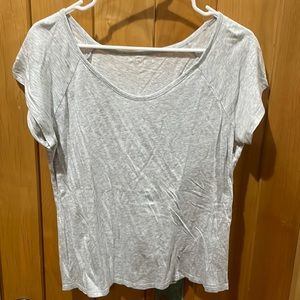 LOFT Cap Sleeve Soft Cotton Shirt